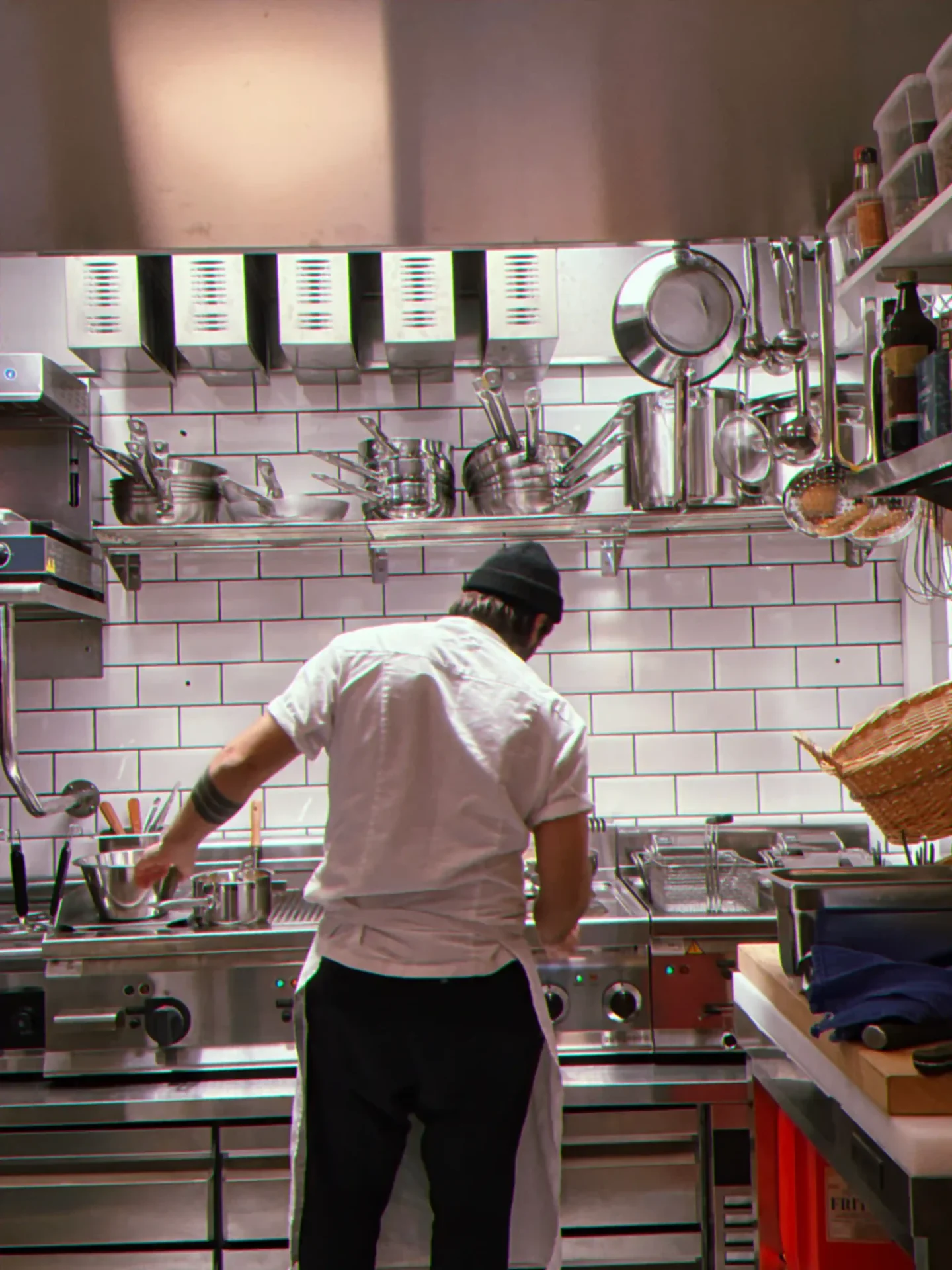 Köket på Enoteca Cassise